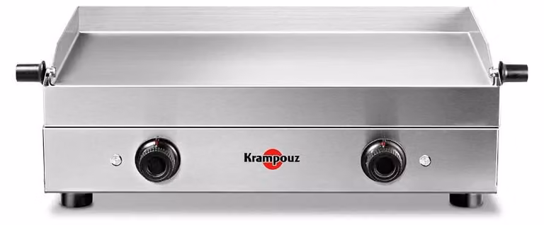 Piastra elettrica da 3200 w con piastra in acciaio inox da 64x33 cm Krampouz PFSV2AA-KR