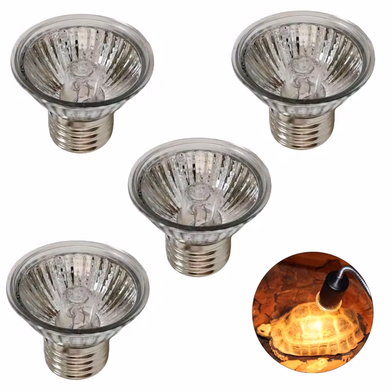 Lampade riscaldanti UVA UVB, attacco E27, 50 W, per rettili e anfibi