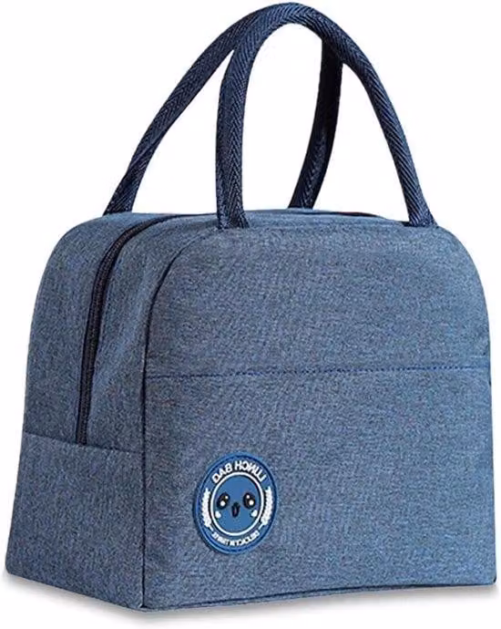 Borsa da picnic isolata da 55 litri, blu, dal design leggero e maneggevole.