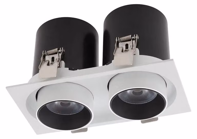 ARELUX XSLIDE REC. Alimentatore DALI, 2x12W, 220-240V AC, CRI 90, IP20, UGR < 10, 38°, 4000K