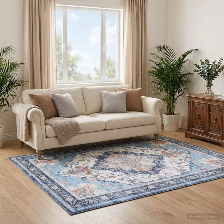 vidaXL Tappeto ORIZ Multicolore 200 x 200 cm 100% Poliestere