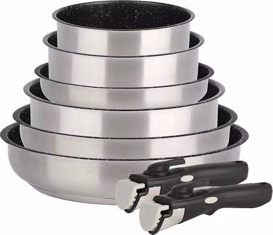 Set di pentole antiaderenti / Set di padelle, PFAS libero, resistente al lavastoviglie