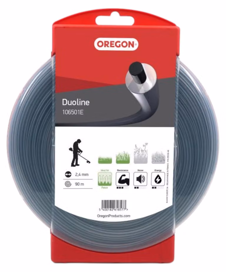 Filo per decespugliatore Oregon Duoline 2,4 mm 90 metri ( 106501E )