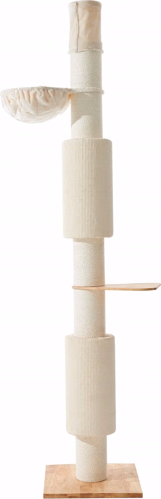 Tirante per soffitto Nobby per tiragraffi Bors, altezza 279-305 cm, color crema