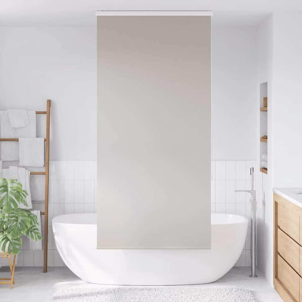vidaXL Tenda a Rullo Doccia con Cassonetto 100x240cm Larghezza Tessuto