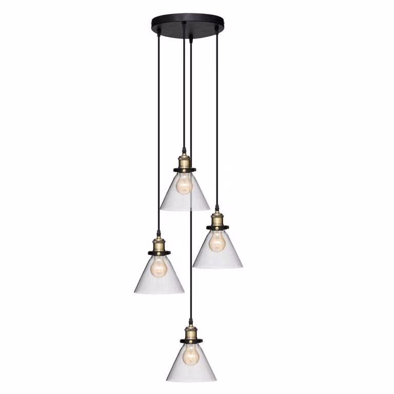 Lampada industriale da tavolo Alak, a 4 punti, Ø 18 cm