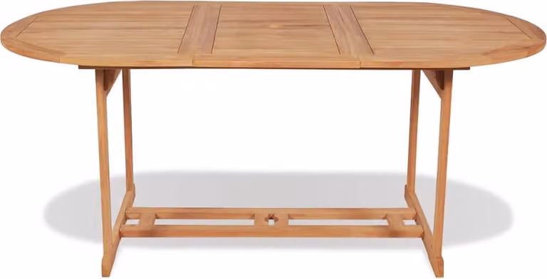 Tavolo da Giardino 180x90x75 cm in Massello di Teak