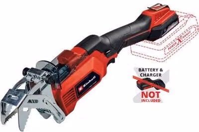 Elettrosega a batteria Einhell GEGS 18/150 Li Solo con tecnologia Power X-Change, colore rosso