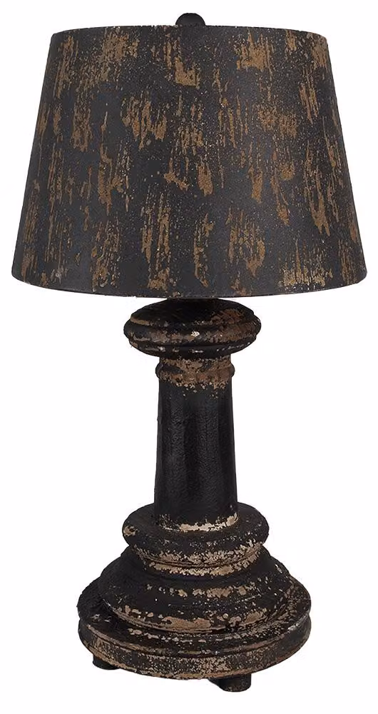 Lampada da tavolo Clayre & Eef Ø 35x64 cm Legno nero