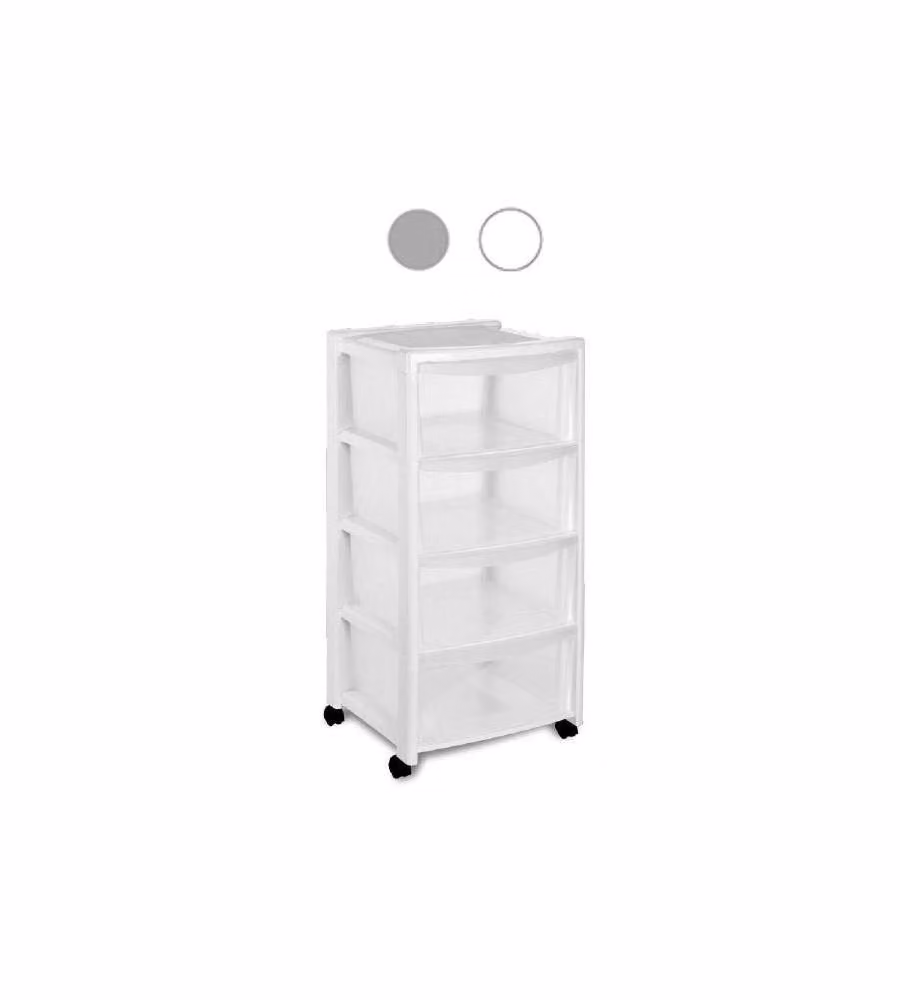 Cassettiera P.4 Libera Silver  40X40 H 80 Stefanpl