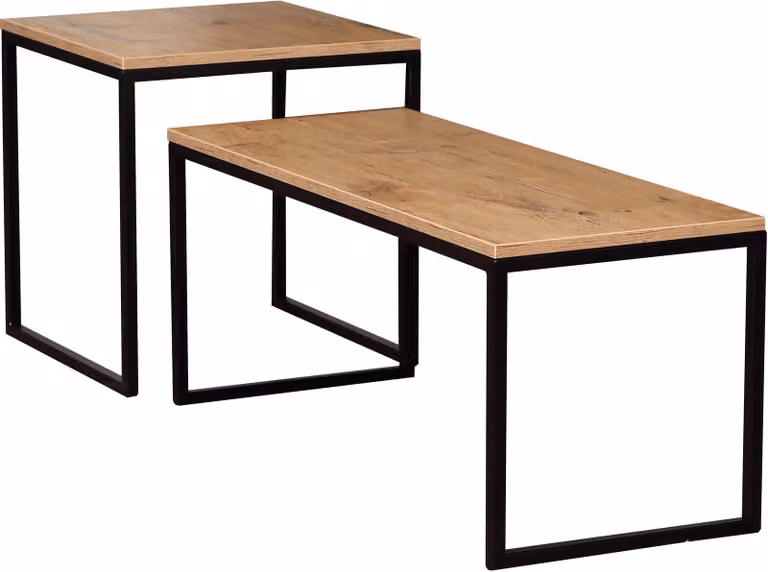 FURNLUX Tavolino Tony Orange 50cm / Colore principale: Beige / Dimensioni: 50 x 50 x 50 cm