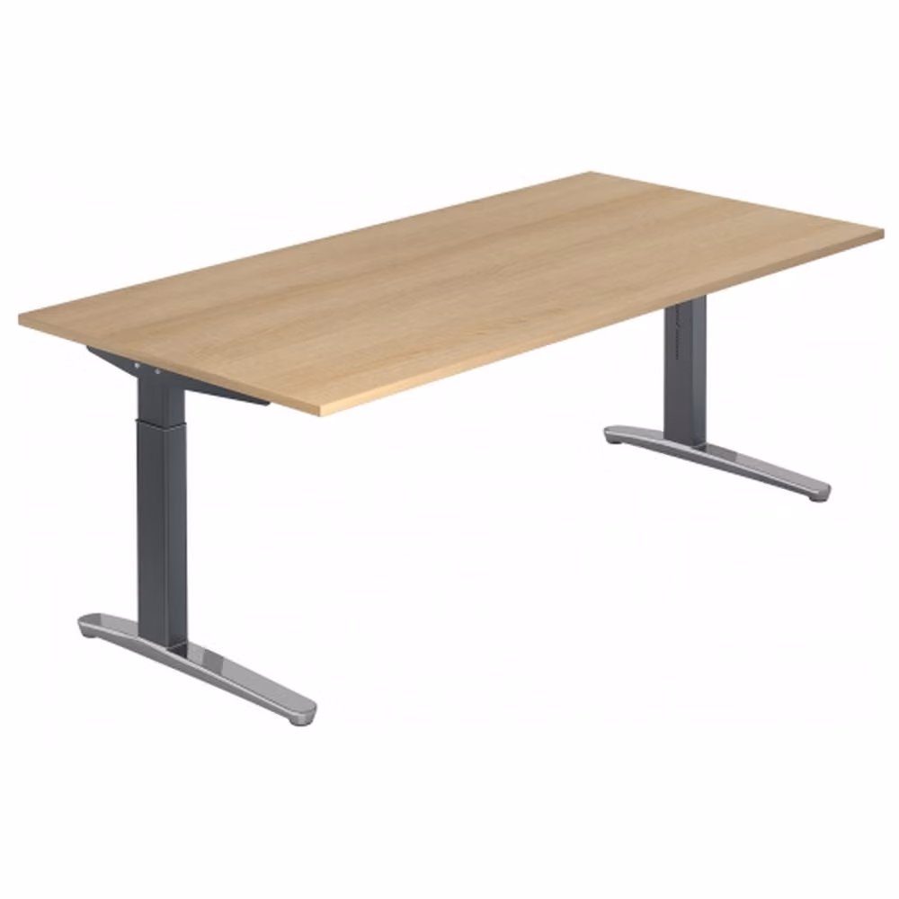 XTRA XB 2E GC - 200 x 100, rovere, regolabile in altezza