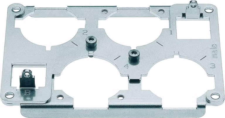 HARTING Han HPR telaio di supporto, dimensione 48 HPR pin, per 4 moduli HC 650+2xQ5/0 Materiale metallo - 1 pezzo