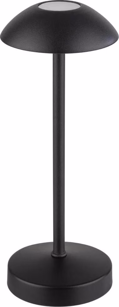 APS 17036 APS lampada da tavolo ricaricabile a LED ALVA, nera