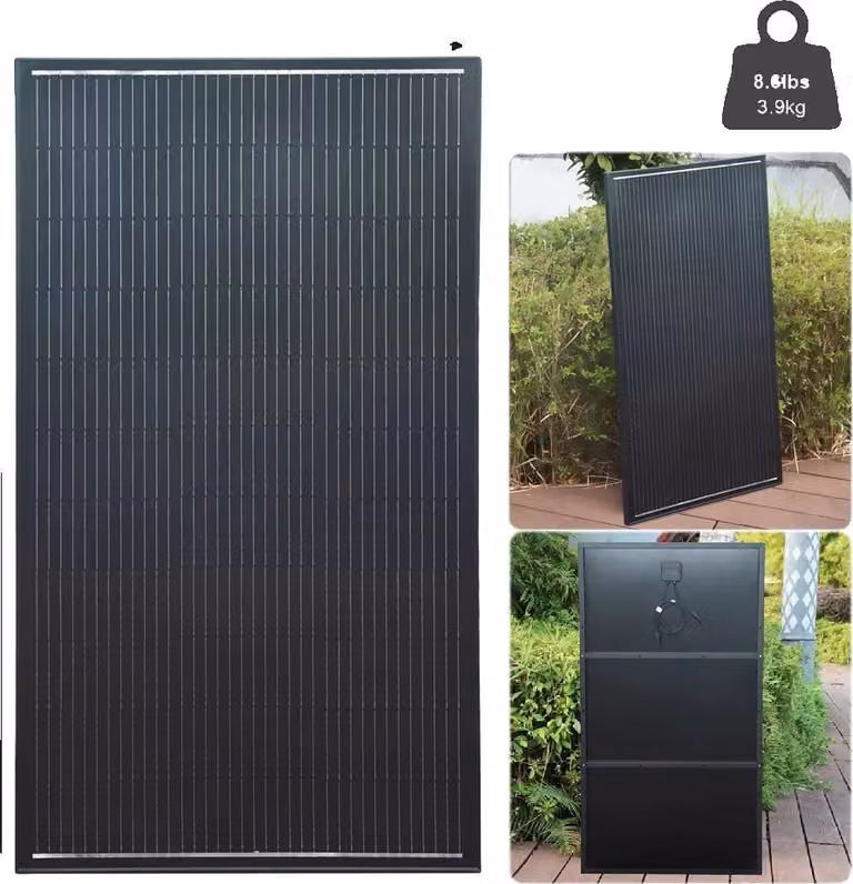 Pannello solare, monocristallino, design leggero, 200 W, 1235 x 680 mm