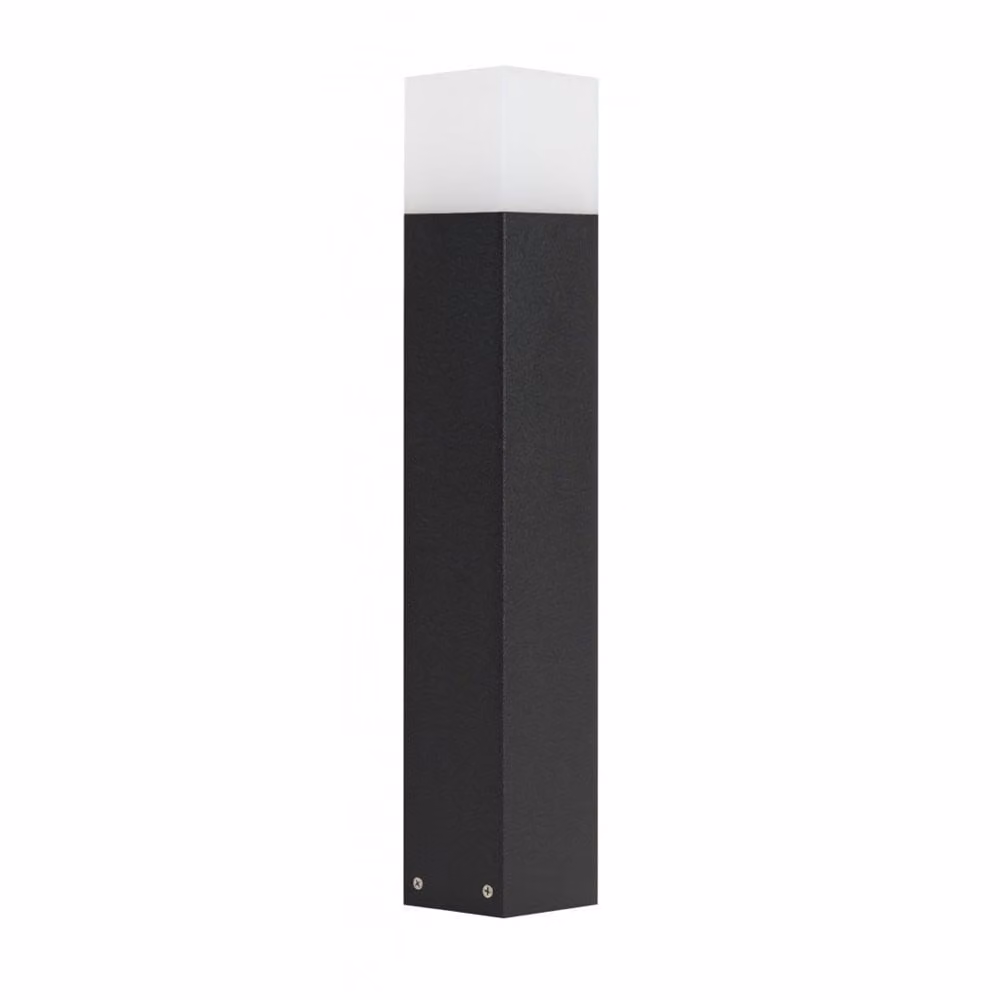 Palo luminoso 58 cm 1xE27 nero IP44 SU-MA Cube CB-580 BL
