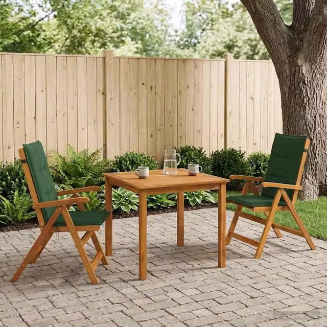 Set da pranzo da giardino 3 pezzi 2-Posti Verde 3434595