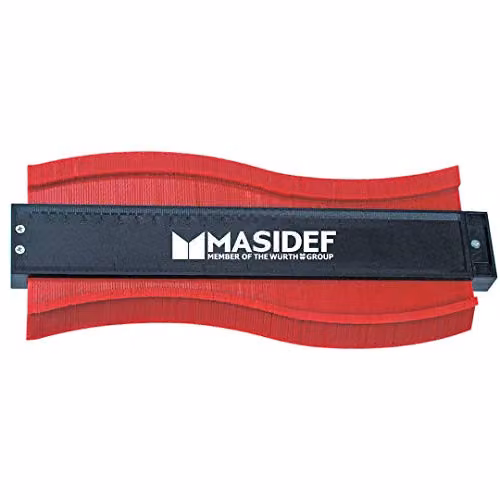 Masidef Duplicatore di profili 25 cm con righello e base magnetica