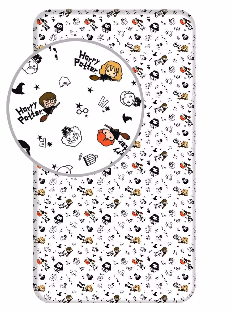 Lenzuolo elastico per bambini Harry Potter