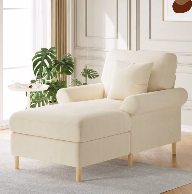 Poltrona relax 133x90x87 cm beige reclinabile, velluto, 1 posto