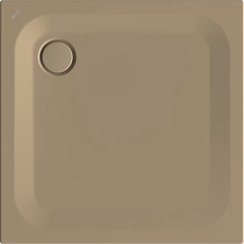 BetteUltra receveur de douche rectangulaire avec support de baignoire minimum, 900x900x25mm, 5930-417T1, 5930-417T1