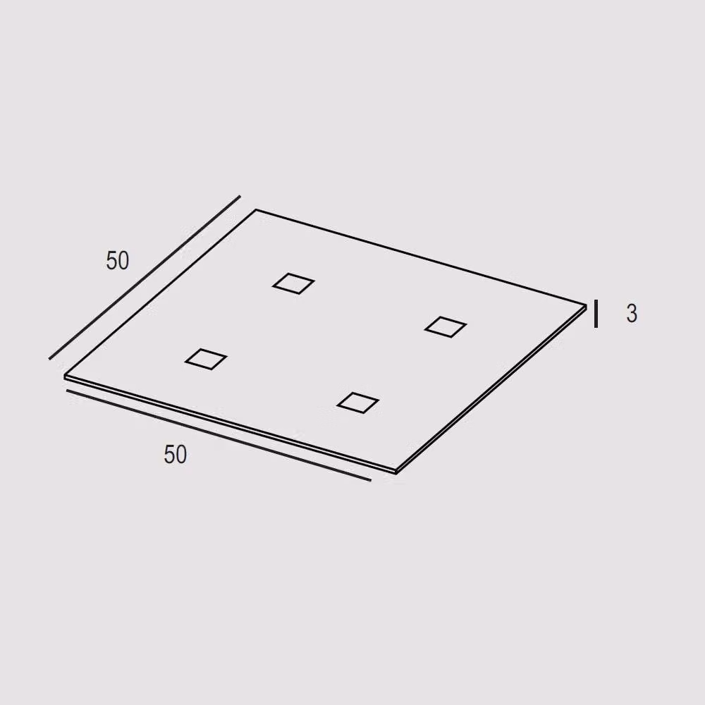 Plafoniera Contemporanea Sparta Metallo Ruggine 1 Luce Gx53