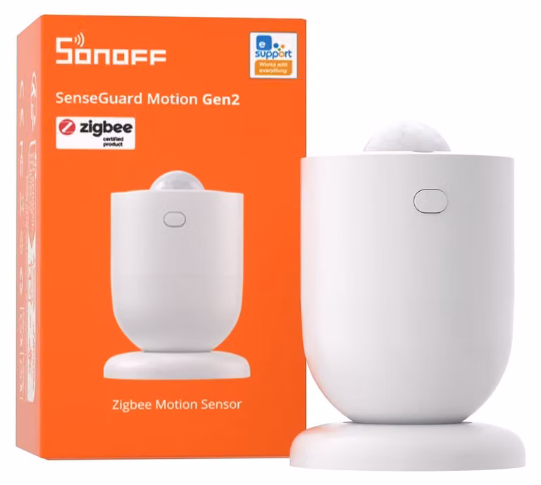 SONOFF SenseGuard SNZB-03PR2: Sensore di movimento Zigbee con sensore di luce, per controllo dell'illuminazione, sistema di allarme, automazione, storico dell'illuminazione, compatibile con Home Assistant, Alexa e SmartThings