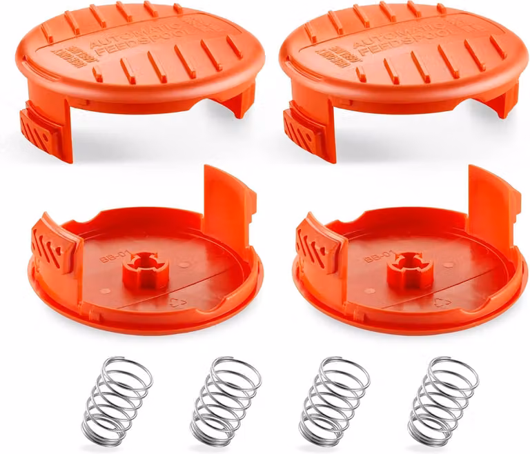 Set di 4 coperture per spazzola per tosaerba, compatibili con i modelli LST120, LST136, LST140, ricambi per la cura del giardino