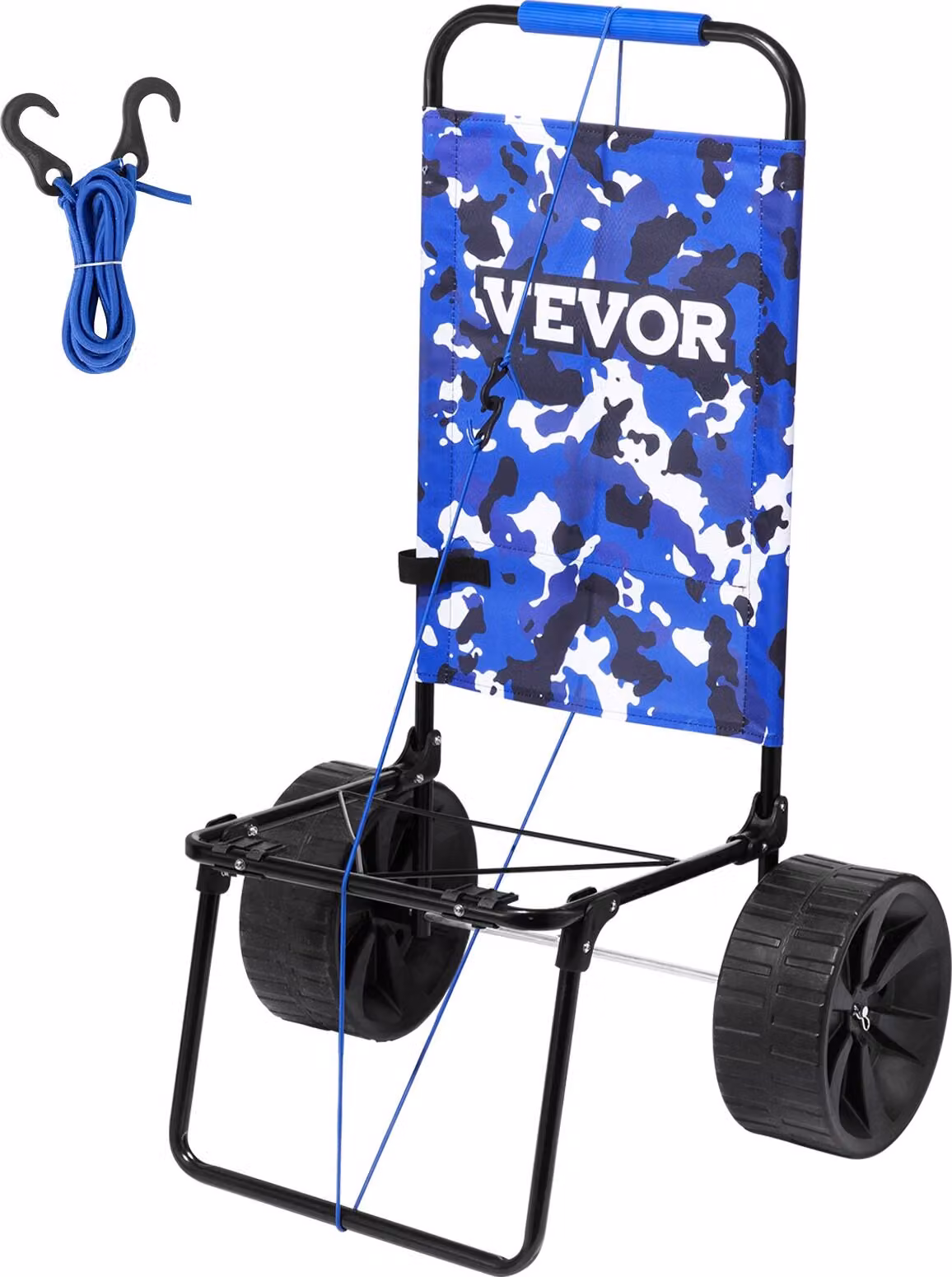 Carrello da spiaggia Carrello a mano Carrello da sabbia, Carrello da spiaggia Capacità di carico 31 kg, Carrello da sabbia pieghevole in acciaio, 380 x 386 mm Carrello a mano Carrello robusto per la spiaggia Carrello per attrezzature