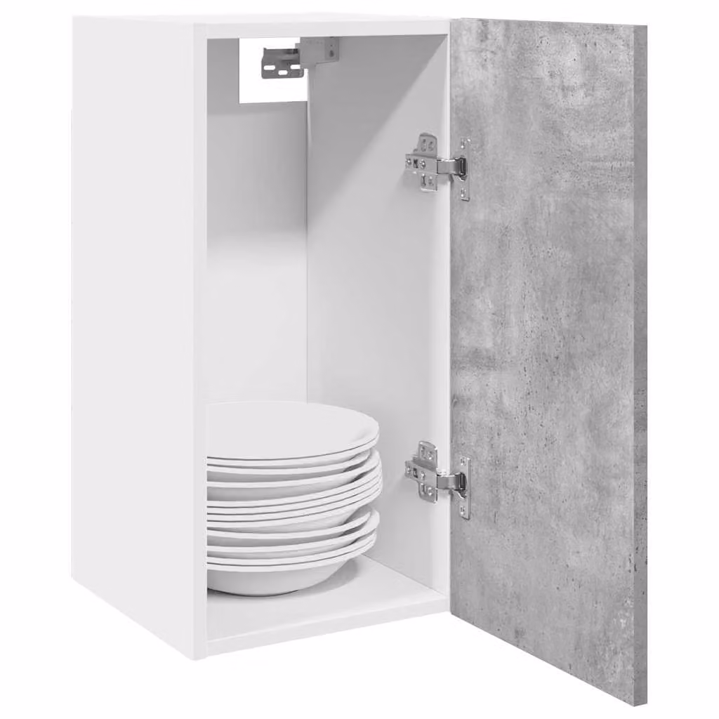 Pensile da cucina moderno vidaXL Lyon Grigio Cemento L 30 cm, P 31 cm, H 60 cm