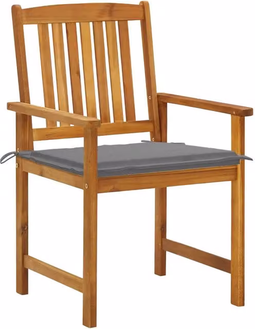 Sedie da Giardino con Cuscini 8 pz in Legno Massello di Acacia 3078167