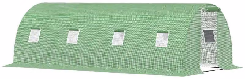 Serra in policarbonato, dimensioni 6 x 3 metri - Serra da giardino | Colore: Verde | Dimensioni: 300x600x200 cm