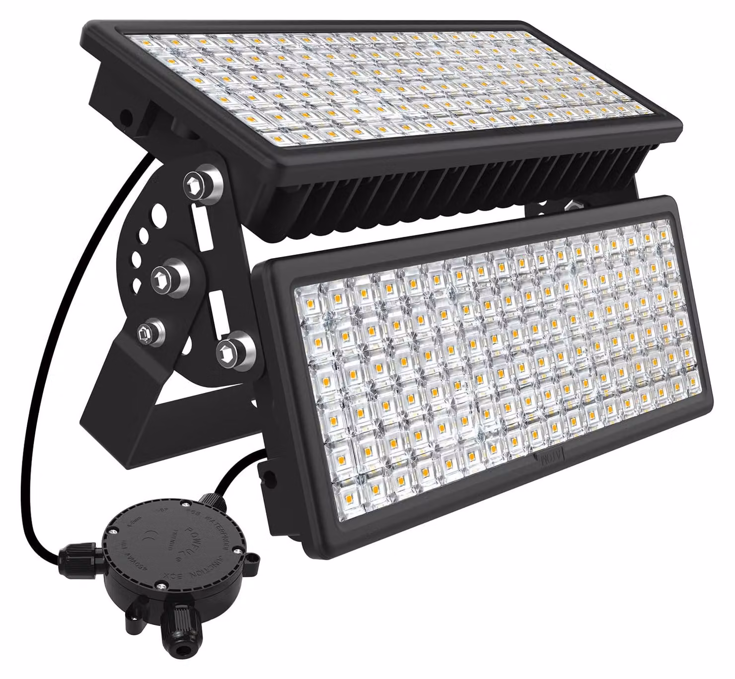Proiettore LED da 200W, 28000 lumen, 3000K, con scatola di collegamento