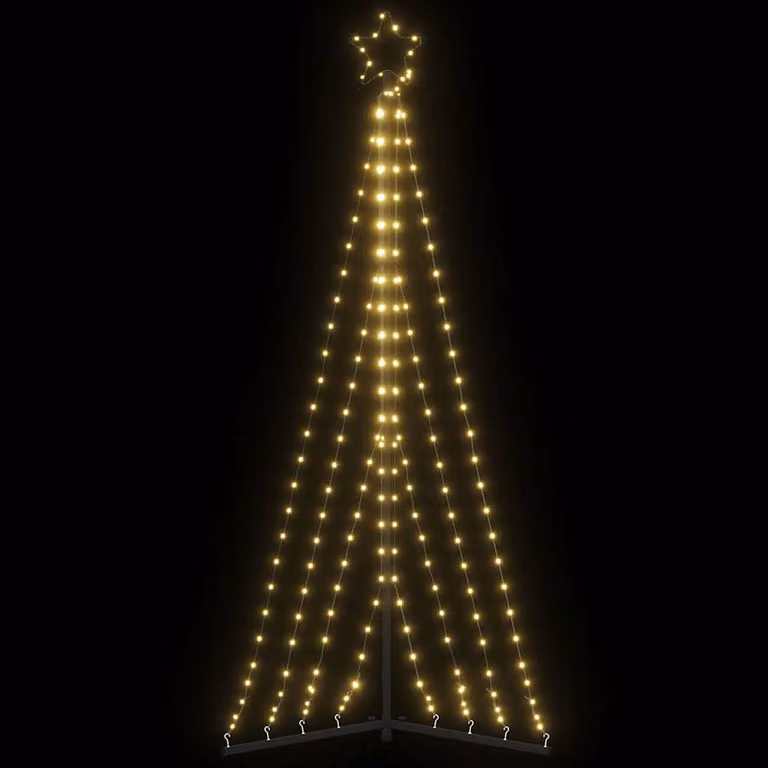 Albero di Natale con 339 LED bianco caldo vidaXL, Altezza: 182 cm