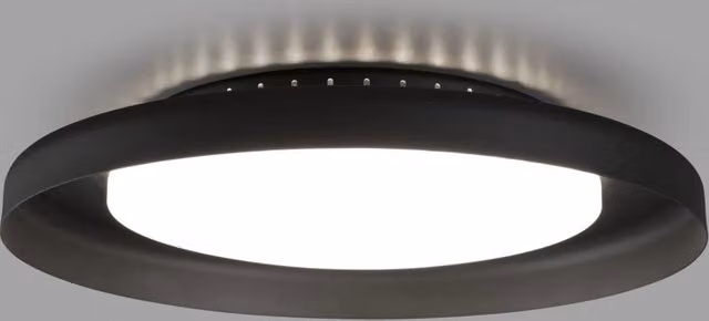 Plafoniera da interno Faro Barcelona in metallo nero con luce LED luce bianca calda – 1