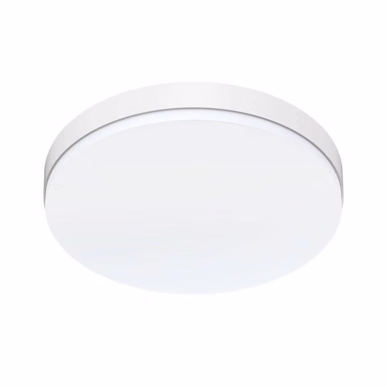 EVN Decko LED CCT 10/15/18/25 W Ø 27,5 cm bianco, Bianco / Opale, Soggiorno / Sala da pranzo, Plastica, Moderno, Plafoniere LED