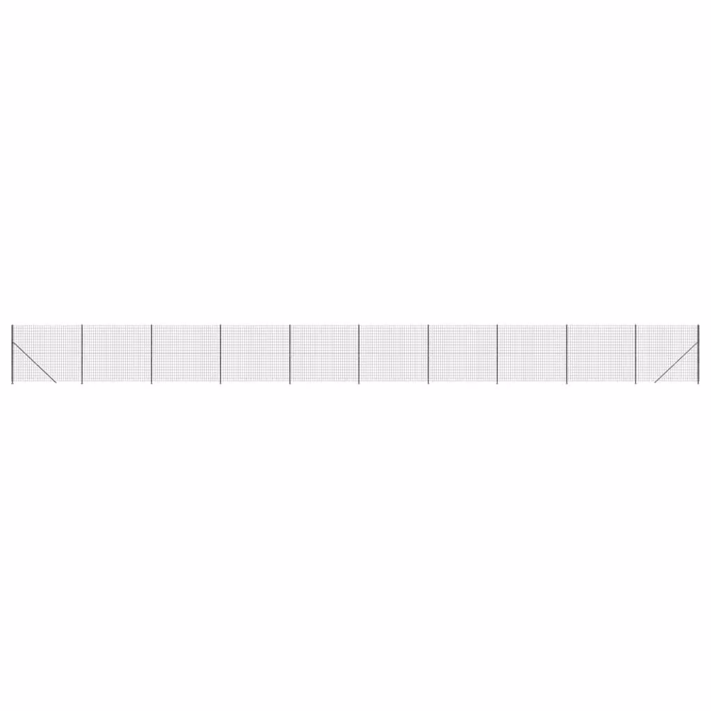 Recinzione Metallica con Flangia Antracite 1,6x25 m