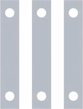 Striebel e John WZC2U Piastra di montaggio per moduli di misura e convertitori CombiLine 2CPX056168R9999