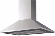 Cappa da parete DeLonghi DLCI88 9EC in acciaio inox color argento L: 90 cm, P: 49,5 cm, H: 110 cm