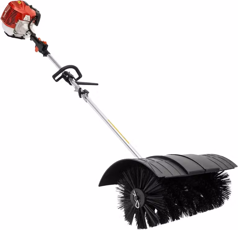 Spazzatrice a gas, motore da 52 cc, design portatile, nero