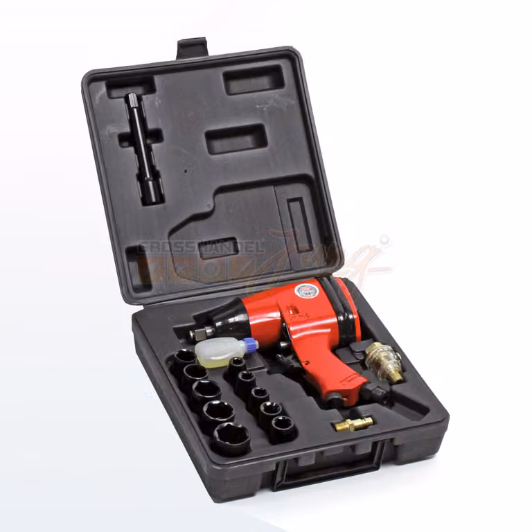 Set di avvitatori ad impulsi ad aria compressa 1/2" 16 pz.