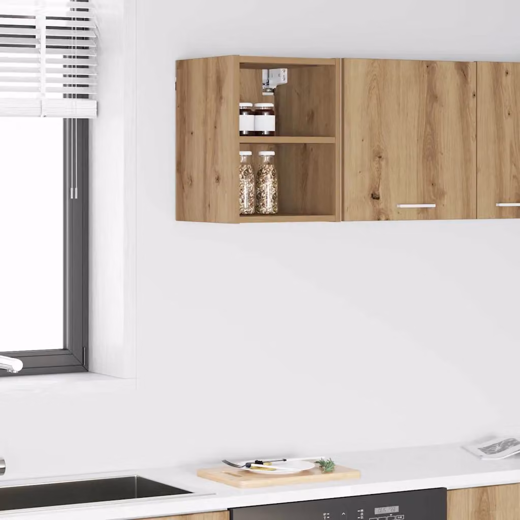 Armadio pensile da cucina moderno vidaXL in legno marrone, L 30 cm x P 29,5 cm x H 40 cm