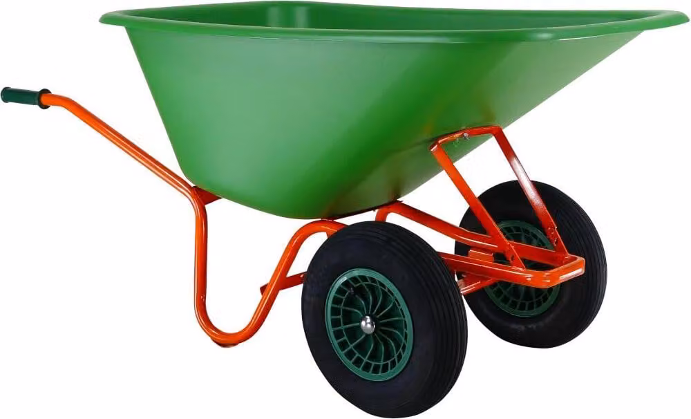 SIENA GARDEN carriola grande 165l Cassone a 2 ruote in HDPE con bilancia