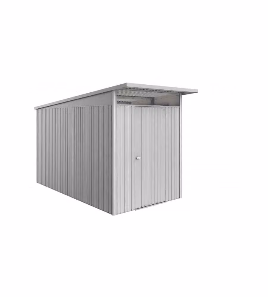 Biohort Casetta da Giardino in Metallo A4 ECO Grigia 180x380x222 cm