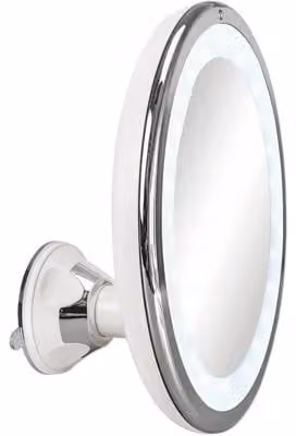 Specchio cosmetico a LED Kleine Wolke FLEXY MAX bianco-argento