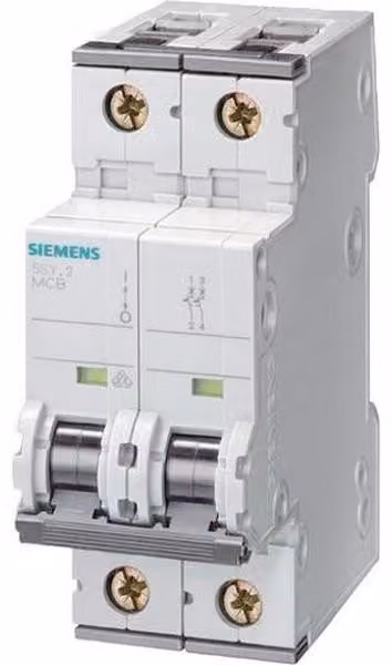 Interruttore automatico Siemens per tutte le correnti DC 440V AC 400V 10kA, bipolare, B, 10A 5SY52106