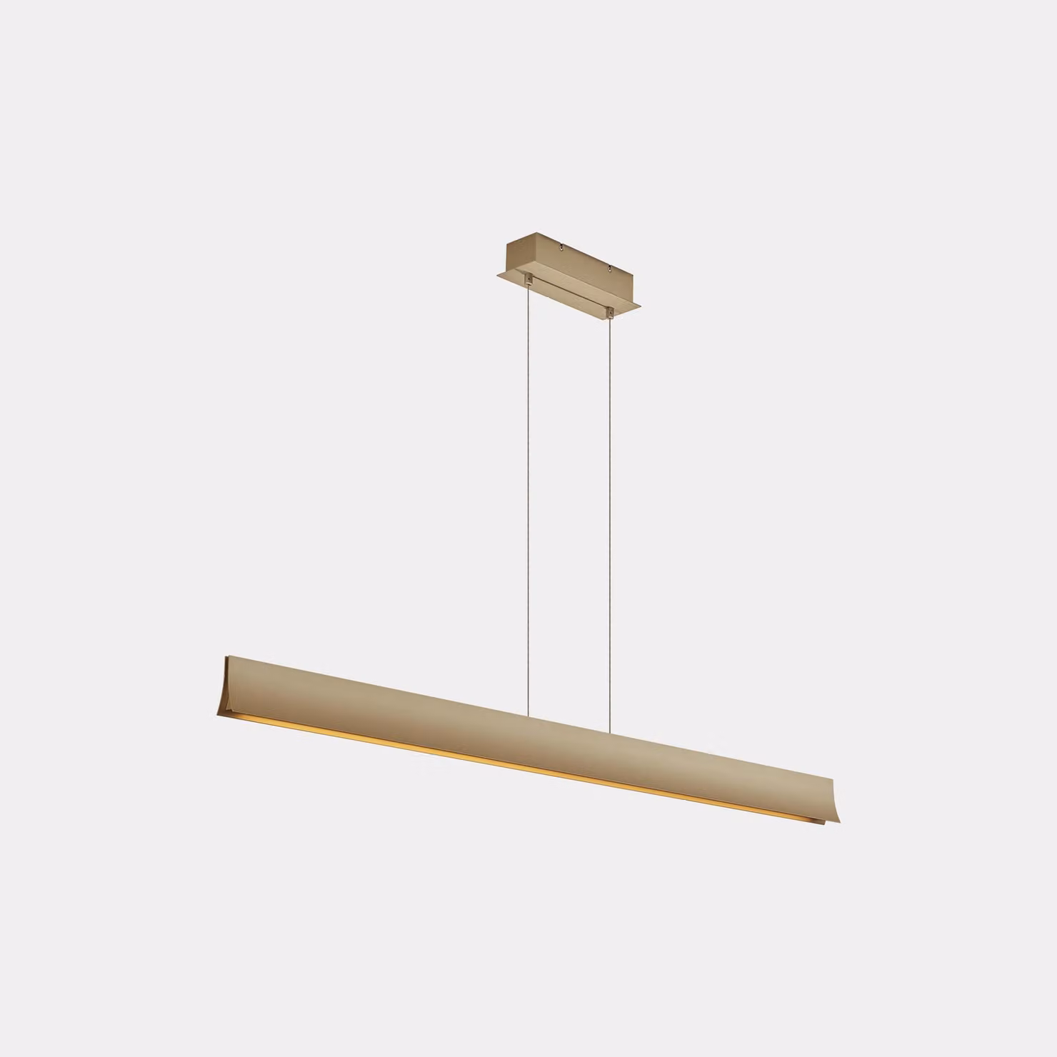 Lampada a sospensione LEDS C4 Bravo - 40,7 W, bianco caldo, 4256 lm, oro
