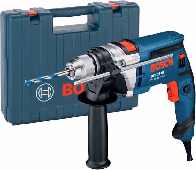Trapano con percussione Bosch GSB 16 RE blu da 750W
