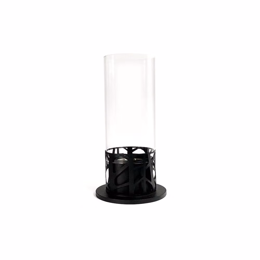 Biocamino da tavolo Spark Duzzle Nero L/P/H: 20,3 x 20,3 x 50 cm – 2
