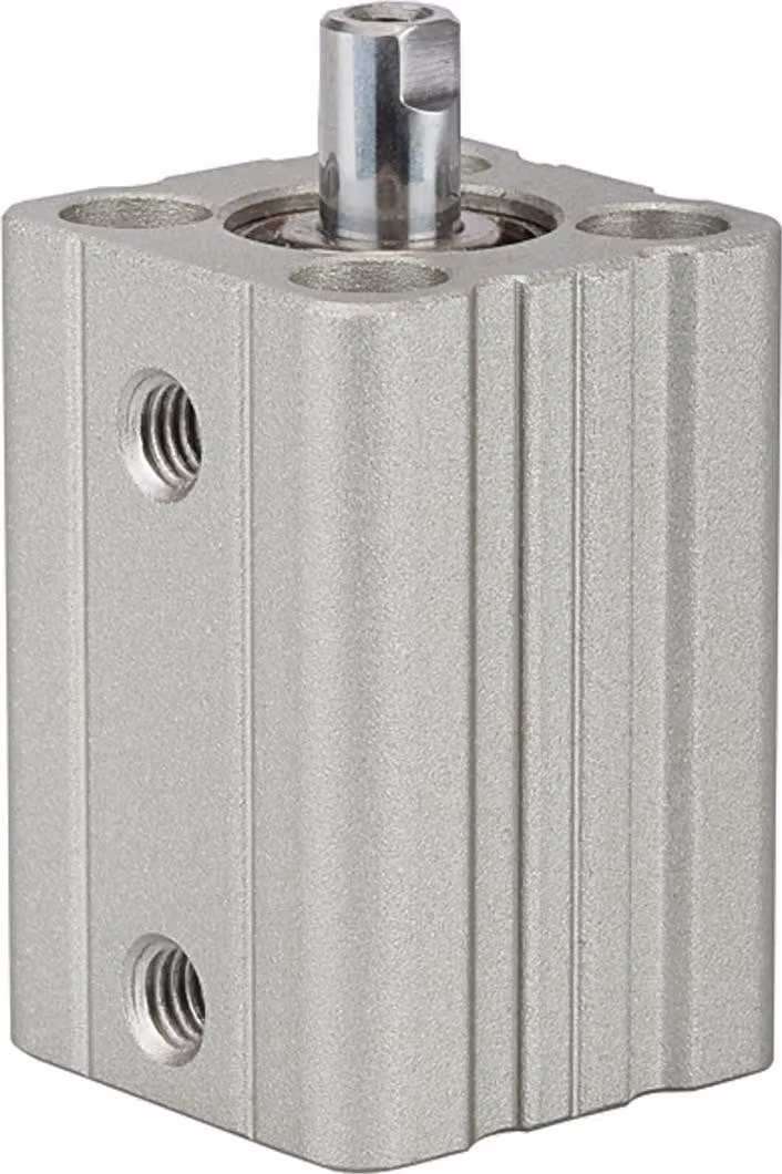 Cilindro Riegler a corsa breve "ACQ " a doppio effetto, pistone Ø 16, corsa 55, M5x0,8